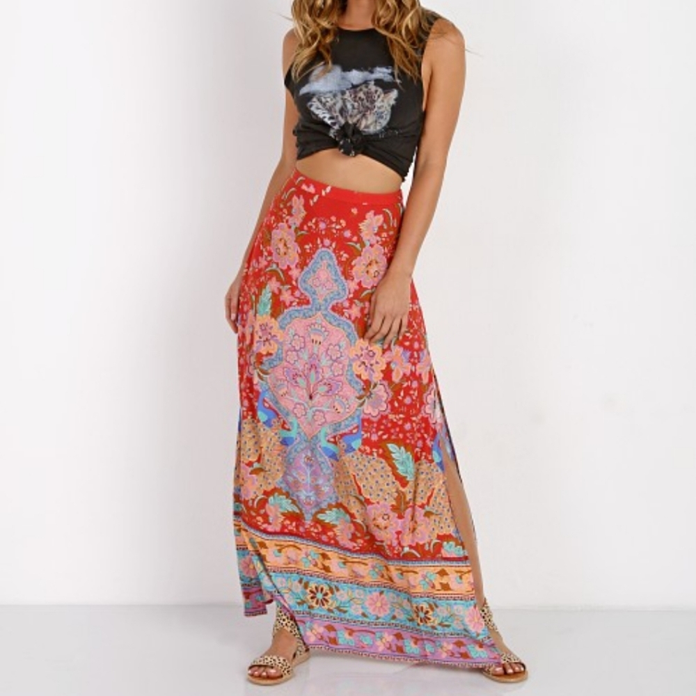 🥰 Spell Lotus Maxi Skirt XXS ❤